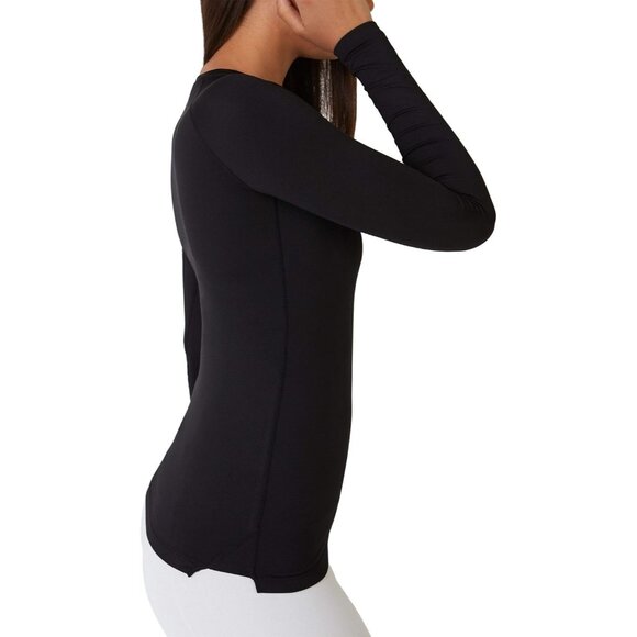 Women's Thermal Long Sleeve Base Layer Athletic Shirt Compression Running Ski - Picture 3 of 6